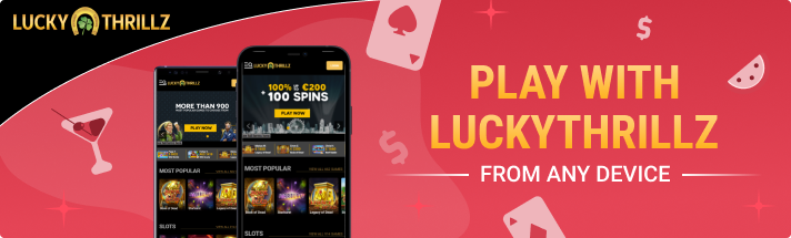 Lucky Thrillz mobile casino